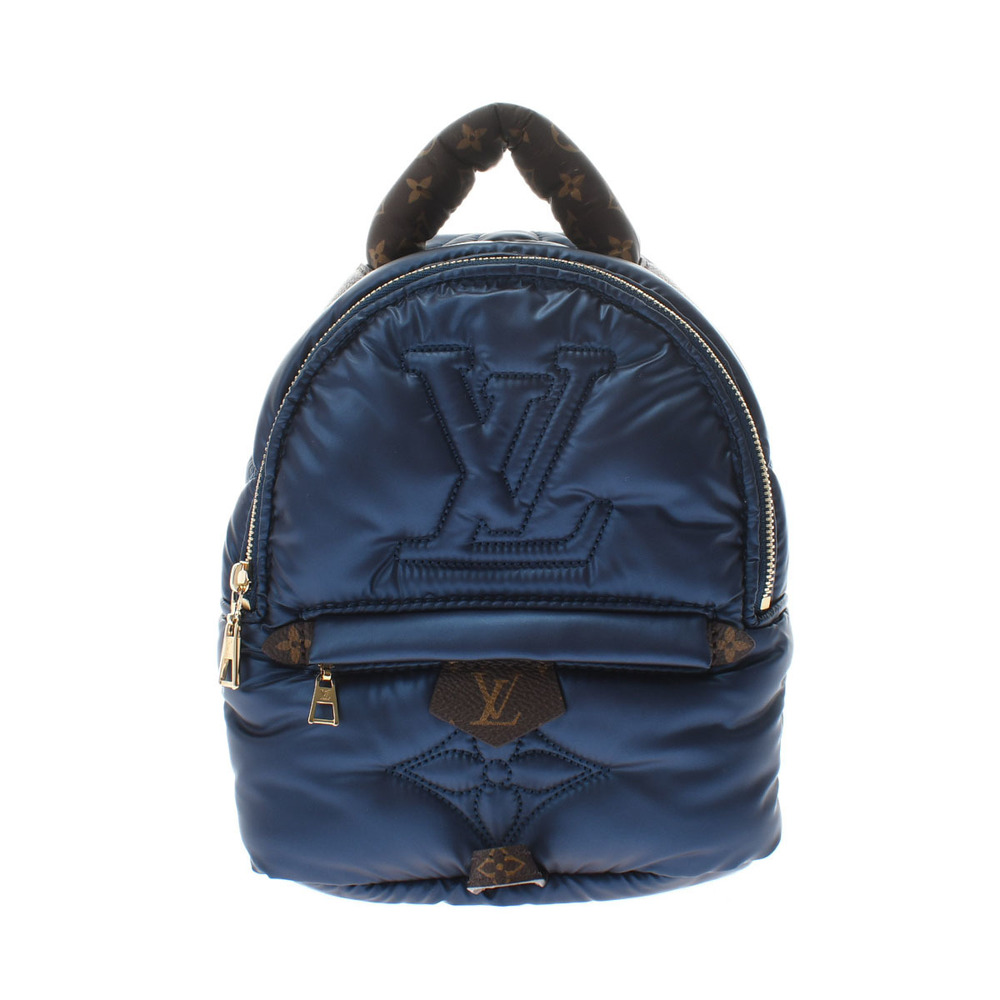 Louis Vuitton Monogram Palm Springs Backpack Mini Navy
